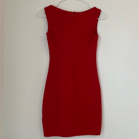 Lulu’s Red Fitted Bodycon Dress - Picture 2 of 5